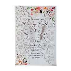 Butterfly Invitation Card Valentine's Day Greeting Card Marriage Invitation Card Laser Cut